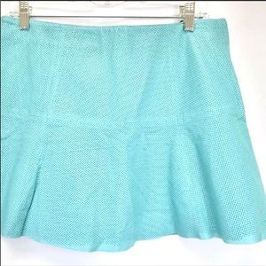 Wilson’s Leather Aqua Skirt M Turquoise